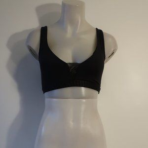 Womens Brazil Wear Black Strappy Back Active Sports Bra S